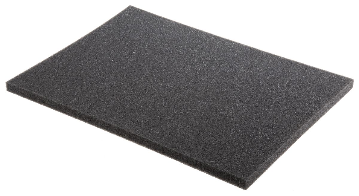 RS PRO F2 Medium Density Rectangular Foam Insert, For Use With RS PRO ABS Stackable Tool Boxes