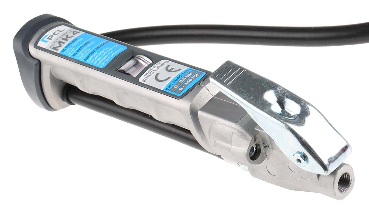 PCL Tyre Inflator, 0 → 138psi, 1/4in Air Inlet (BSP)