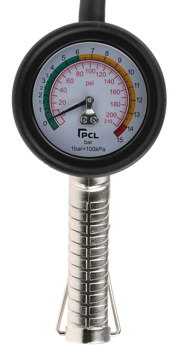 PCL Tyre Inflator, 10 → 210psi, 1/4in Air Inlet (BSP)