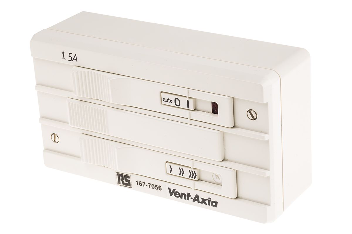 Vent-Axia Fan Speed Controller for Use with Vent-Axia ACM Fans, 230 V ac, 1.5A Max, Infinitely Variable