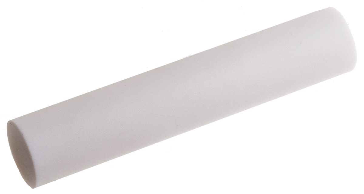Machinable Glass Ceramic Rod, 100mm L, 20mm Diameter