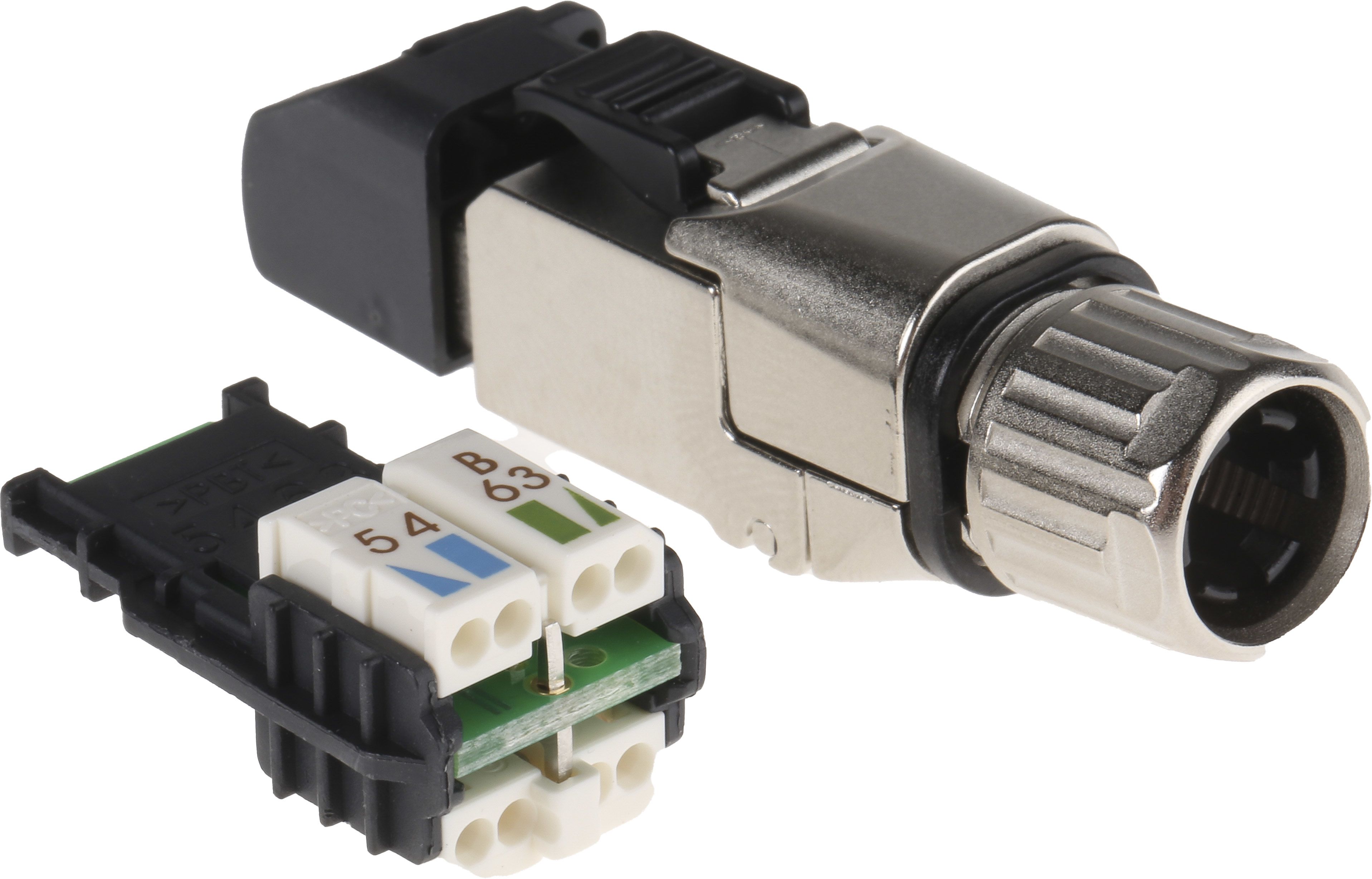 J00026A5001 | Telegartner, MFP8 Series Male Cat6a RJ45 Connector | RS