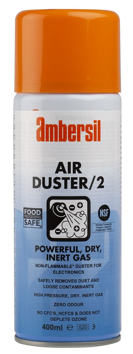 Bomboletta ad aria compressa Ambersil AIR DUSTER 2 da 400 ml