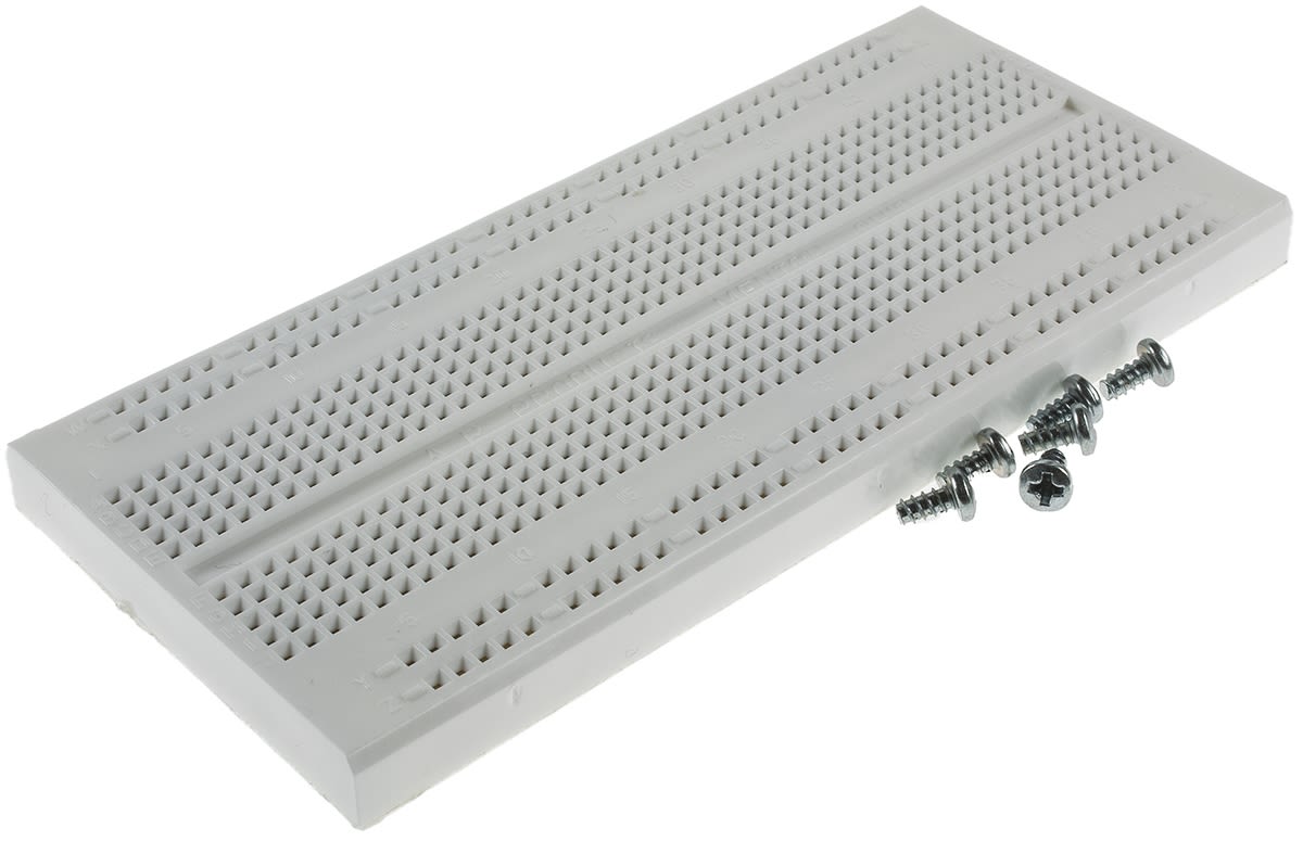 923-253-I, Breadboard Prototyping Board 124.5 x 57.2 x 8.2mm | RS