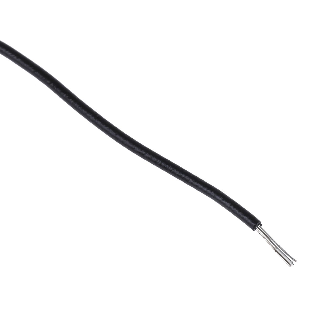 Alpha Wire Premium Series Black 0.2 mm² Hook Up Wire, 24 AWG, 7/0.20 mm, 30m, SR-PVC Insulation