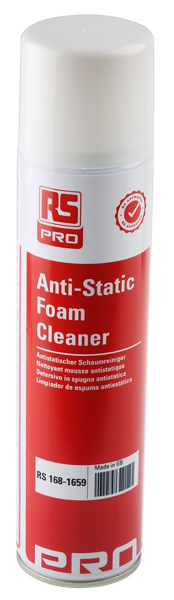 RS PRO 400ml Anti-Static Foam Cleanser