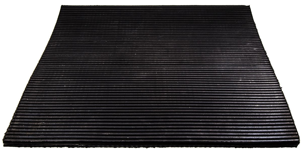 RS PRO 500mm Anti-Vibration Pad Rubber +70°C -10°C 500 x 500 x 10mm 10mm