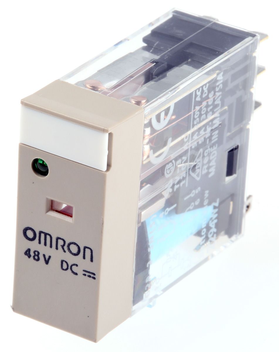 G R Sn Dcs Omron Plug In Power Relay V Dc Coil A Switching Current Dpdt Rs