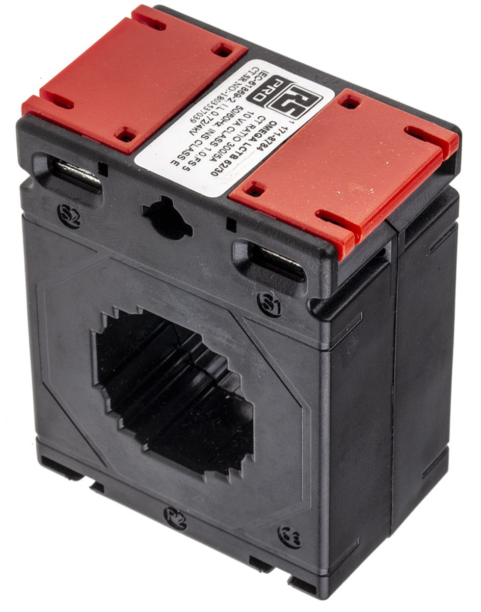 RS PRO Base Mounted Current Transformer, 300A Input, 300:5, 5 A Output, 30 x 11mm Bore