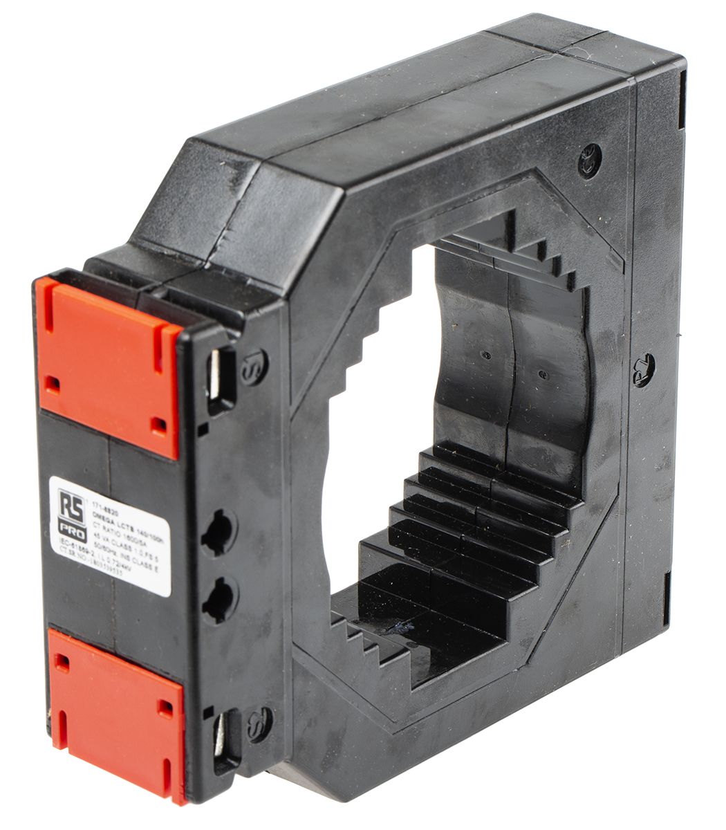 RS PRO Base Mounted Current Transformer, 1600A Input, 1600:5, 5 A Output, 100 x 30mm Bore