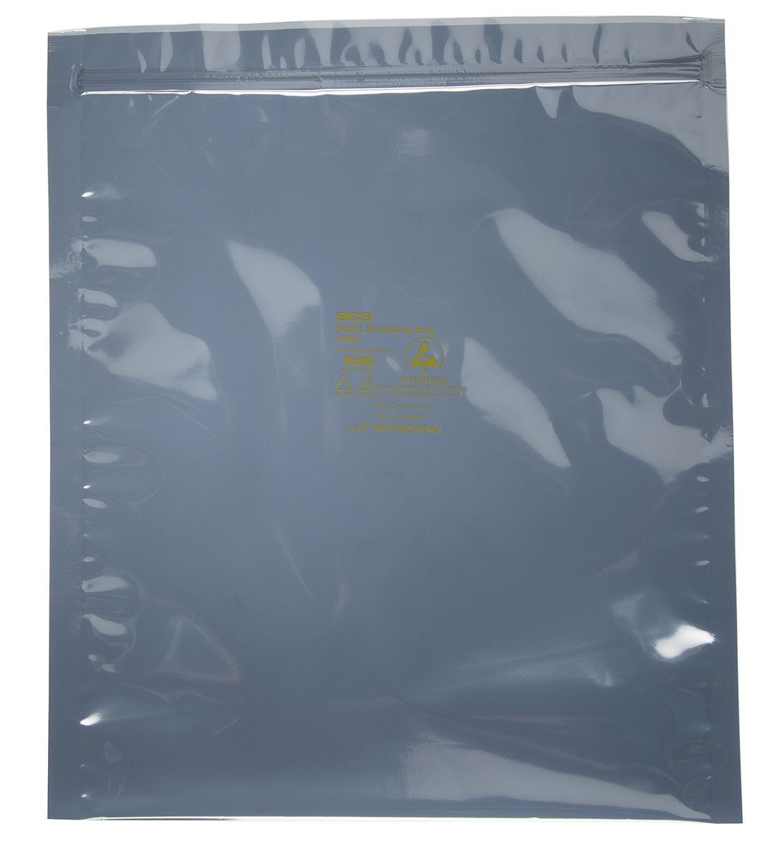SCS ESD Beutel transparent, ableitend, Stärke 0.071mm 254mm x 305mm, 100 Stück