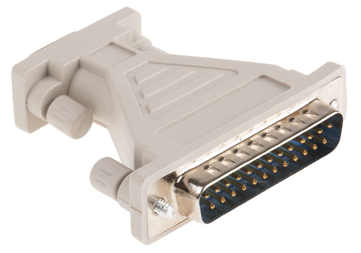 RS PRO ネットワークアダプタ コネクタADsub、9ピン(シリアル) メス /BDSub、25ピン オス RS