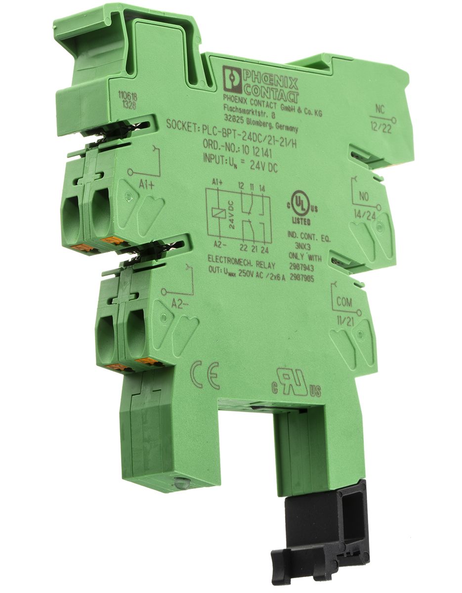 1012141 Phoenix Contact PLCBPT Relay Socket for use with Relays 2