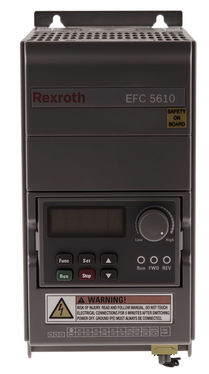 Bosch Rexroth EFC 5610 Inverter Drive, 3-Phase In, 0 → 400Hz Out, 1.5 kW, 380 V ac, 4 A