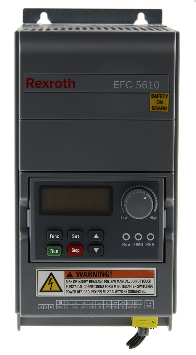 Bosch Rexroth EFC 5610 Inverter Drive, 3-Phase In, 0 → 400Hz Out, 2.2 kW, 380 V ac, 5.6 A