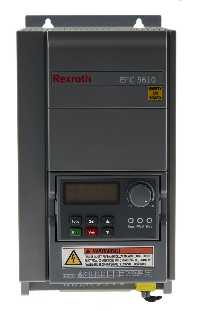 Bosch Rexroth EFC 5610 Inverter Drive, 3-Phase In, 0 → 400Hz Out, 4 kW, 380 V ac, 9.7 A