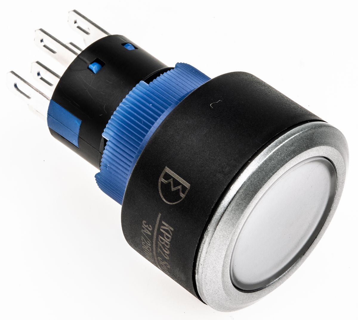 RS PRO Illuminated Push Button Switch, Panel Mount, DPDT, 22.2mm Cutout