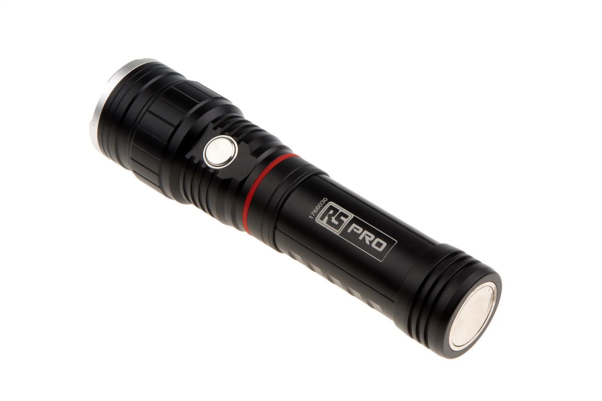RS PRO LED Torch - Rechargeable 550 lm