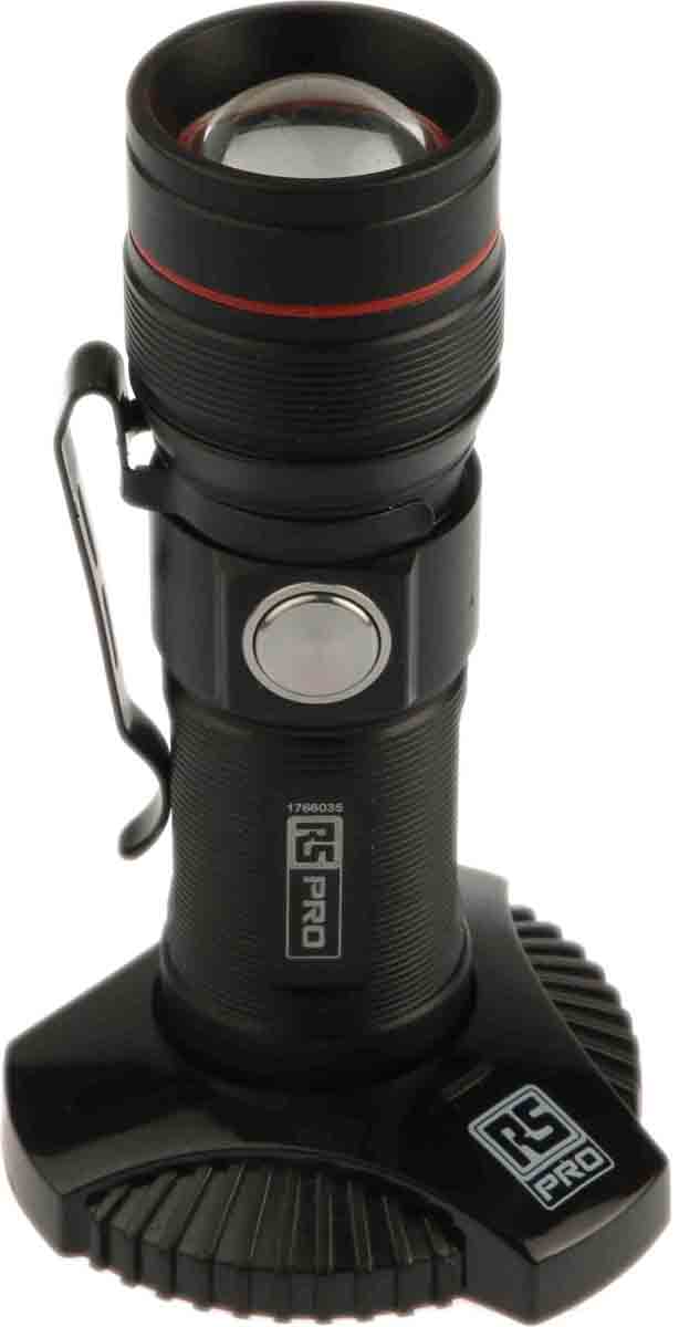RS PRO LED Pocket Torch - Rechargeable 300 lm