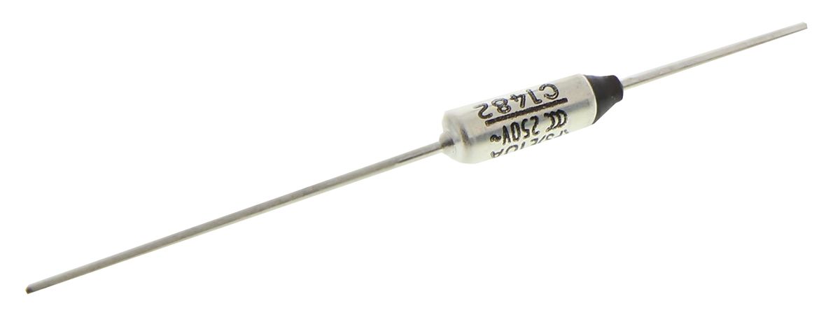 SF119E | Limitor Thermal Fuse +121°C 10 A, 250V ac | RS