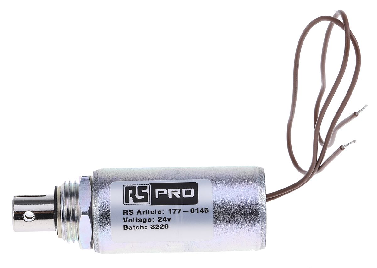 Rs Pro Linear Solenoid 24 V Dc Rs