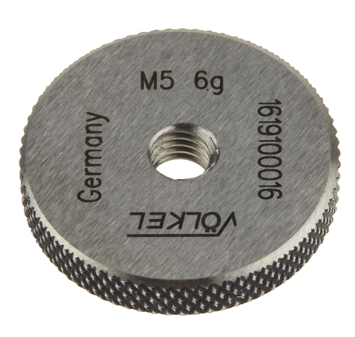 16191 Volkel M5 x 0.8 Go Ring Ring Gauge, 0.8mm Pitch Diameter RS
