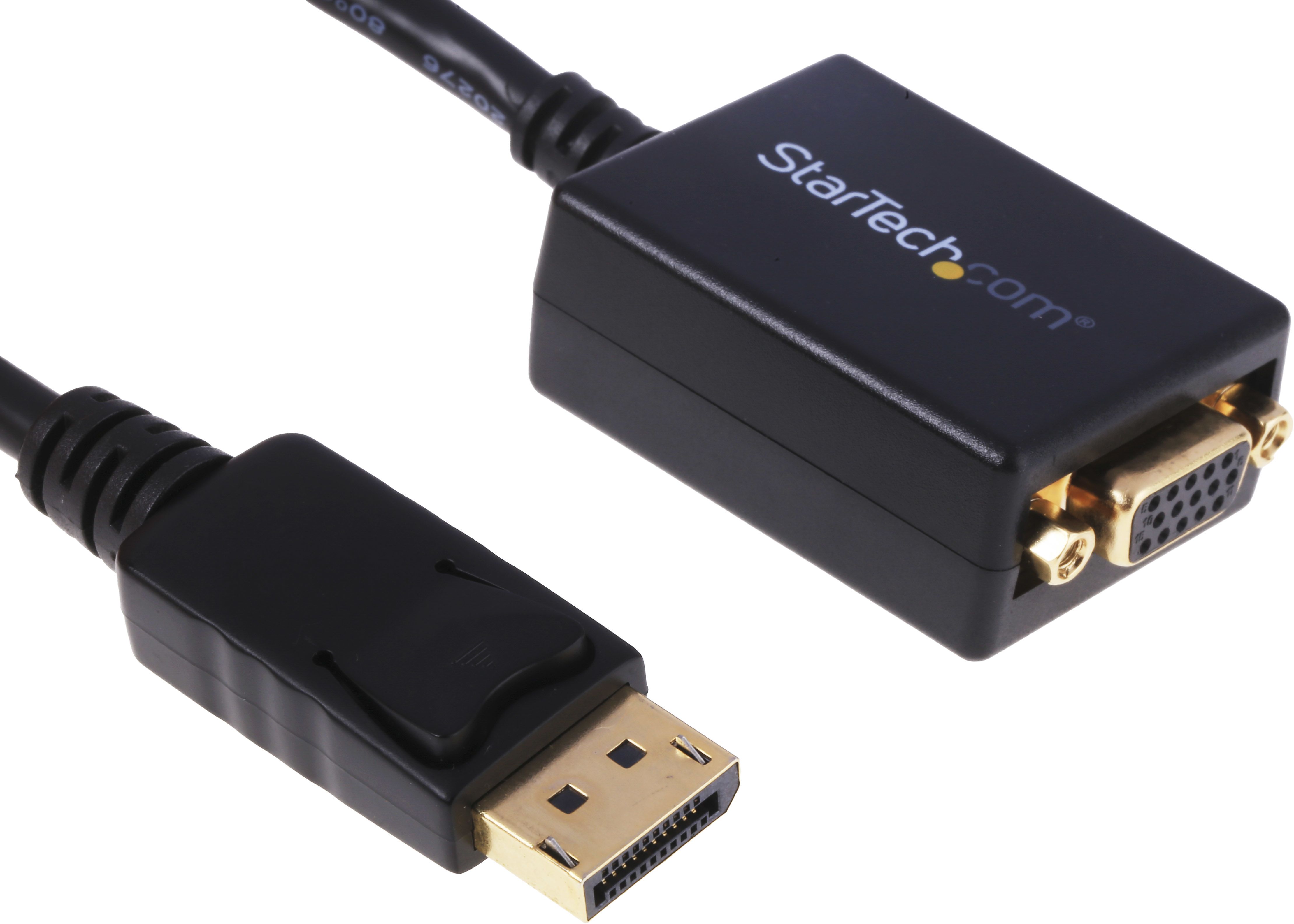 DP2VGA2 | StarTech.com DisplayPort to VGA Adapter, 225mm - 1920 x 1200 | RS