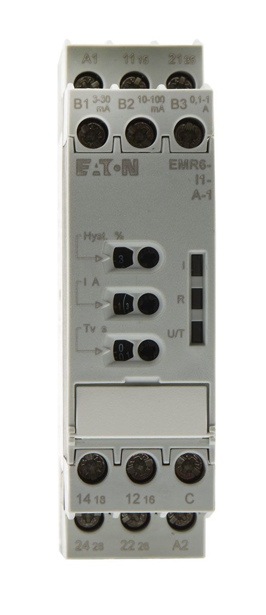 184790 EMR6I1A1 Eaton DIN Rail Current Monitoring Relay, 0.003 → 0
