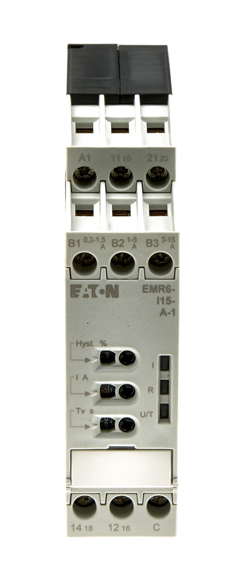 Eaton DIN Rail Current Monitoring Relay, 0.3 → 1.5A, 1 Phase