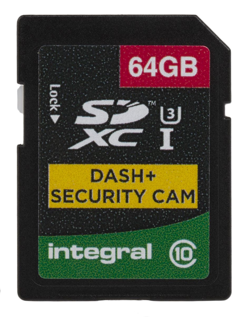 Integral Memory 64 GB SDXC Micro SD Card, Class 10, UHS-1 U3