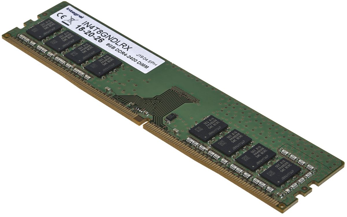 Integral Memory 8 GB DDR4 Desktop RAM, 2400MHz, DIMM, 1.2V