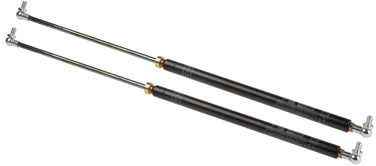 Camloc Steel Gas Strut, with Ball & Socket Joint 250mm Stroke Length