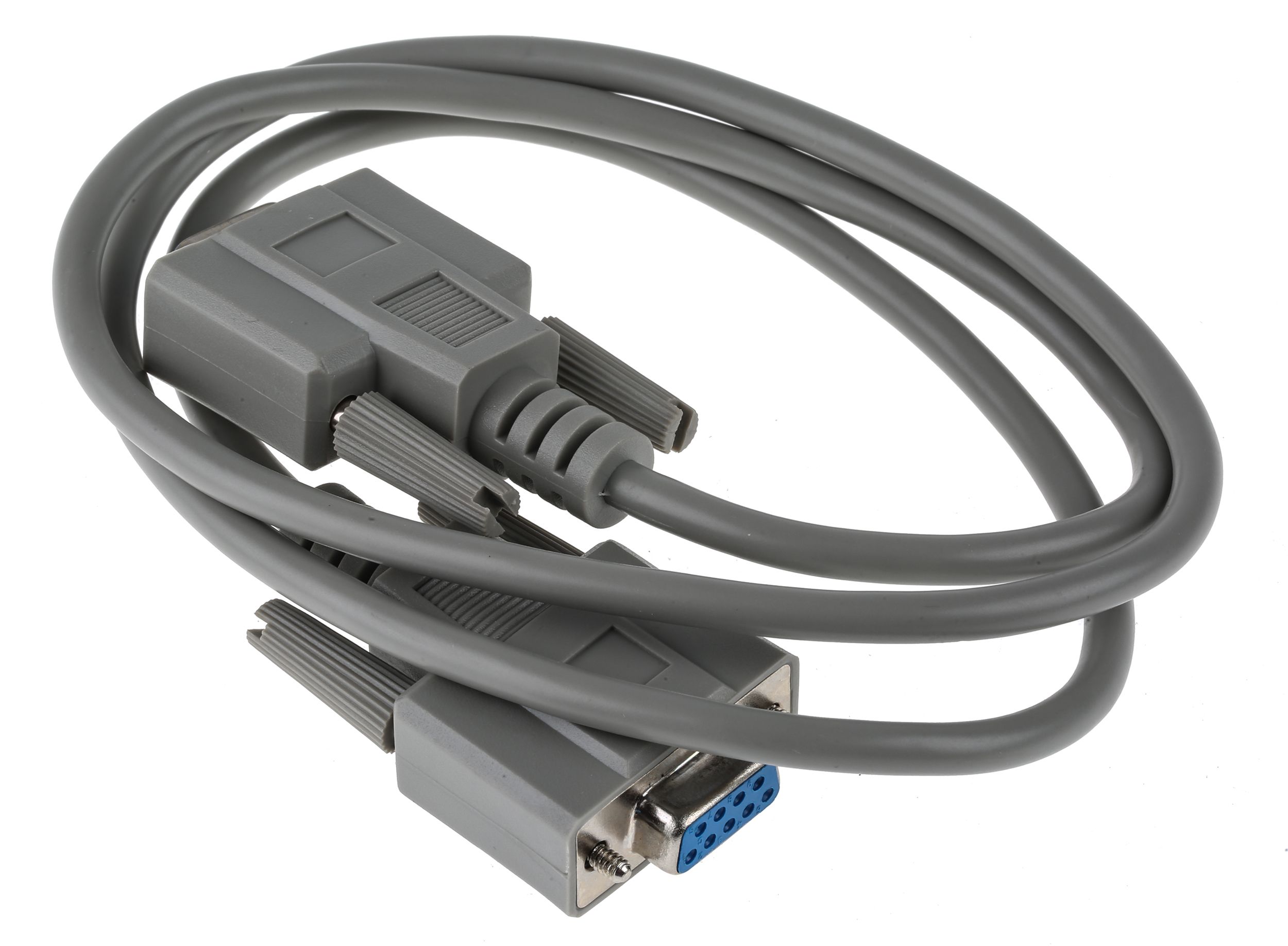 RS PRO 1m 9 pin D-sub to 9 pin D-sub Serial Cable