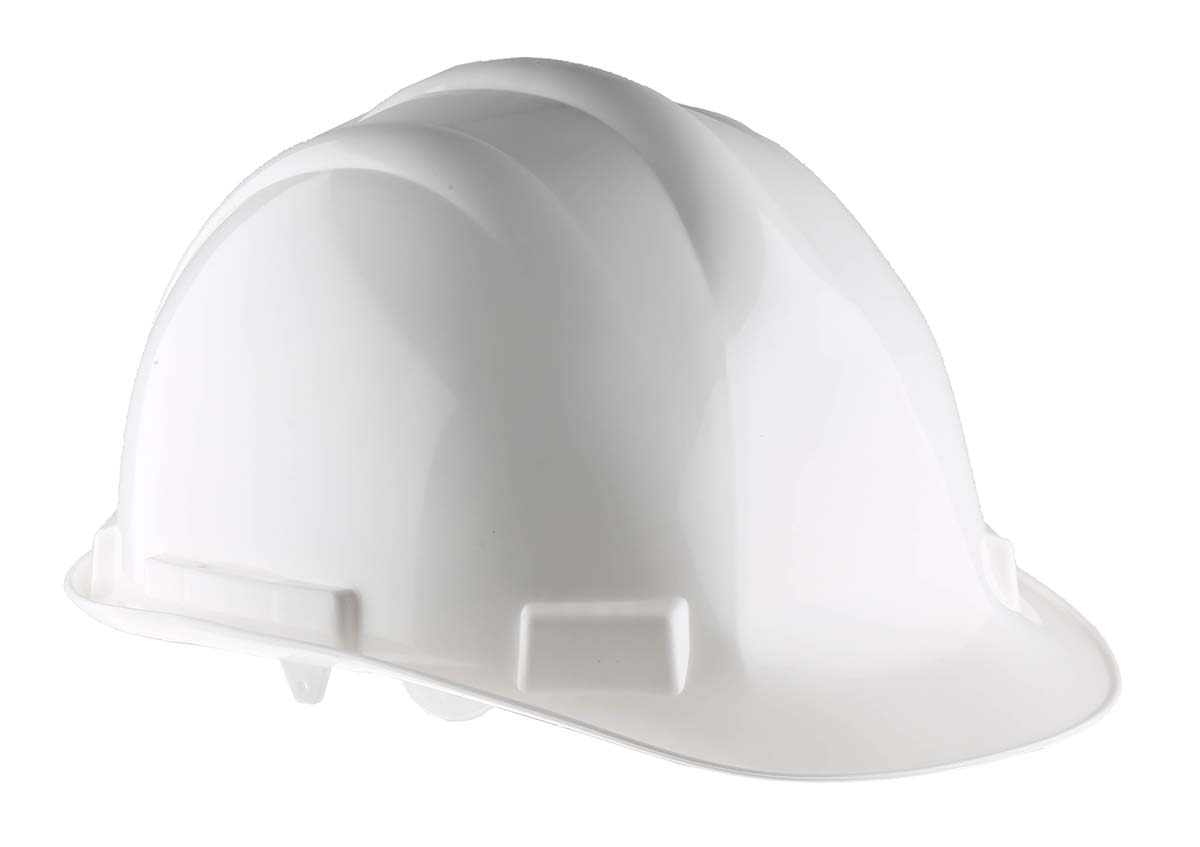 RS PRO White Safety Helmet Adjustable
