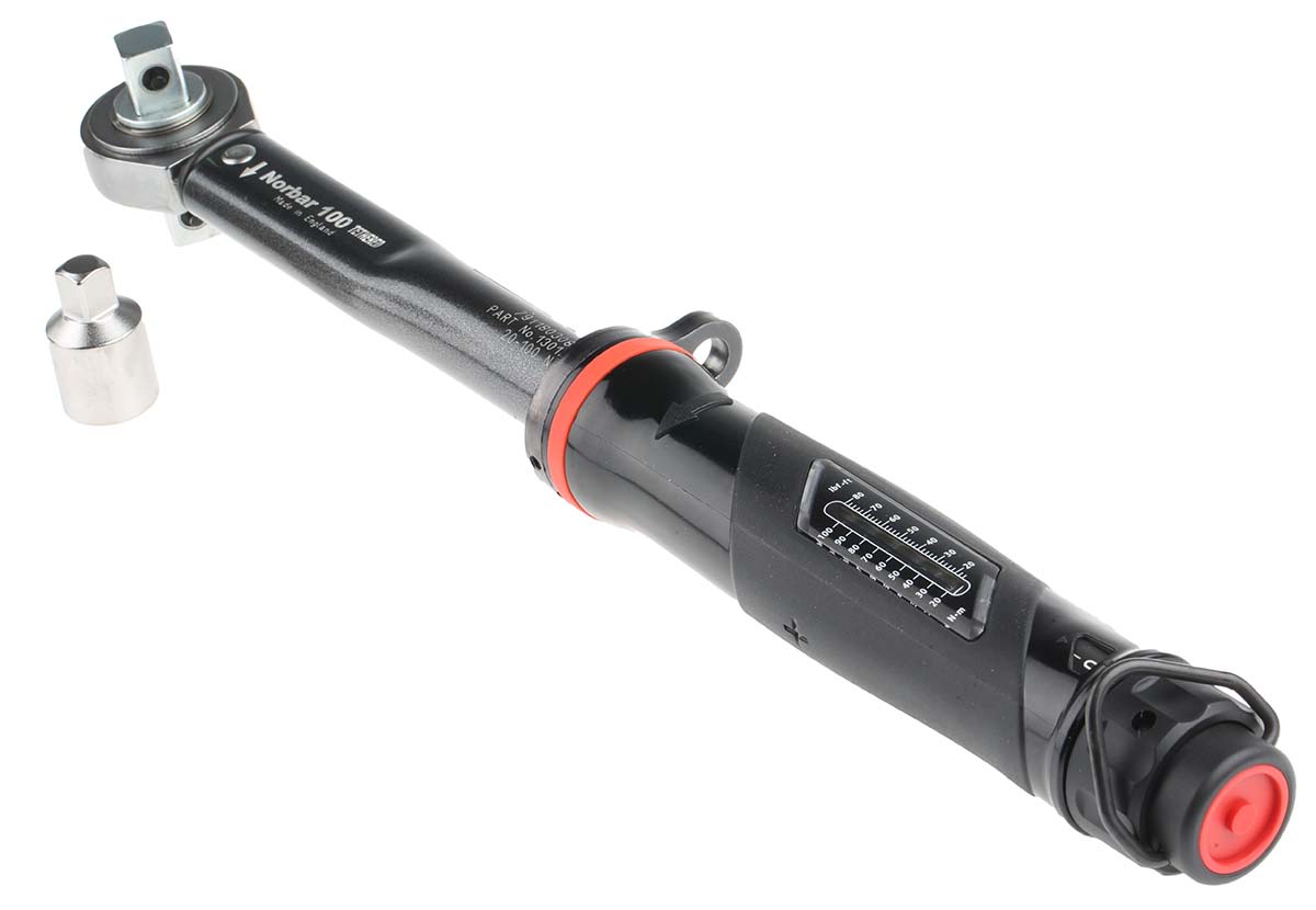 130178 Norbar Torque Tools 1/2 in Square Drive Torque Wrench, 20 →