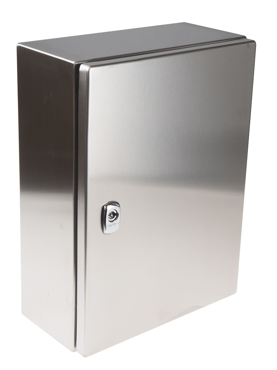Schneider Electric Spacial S3X Series 304 Stainless Steel Wall Box, IK10, IP66, 400 mm x 300 mm x 150mm