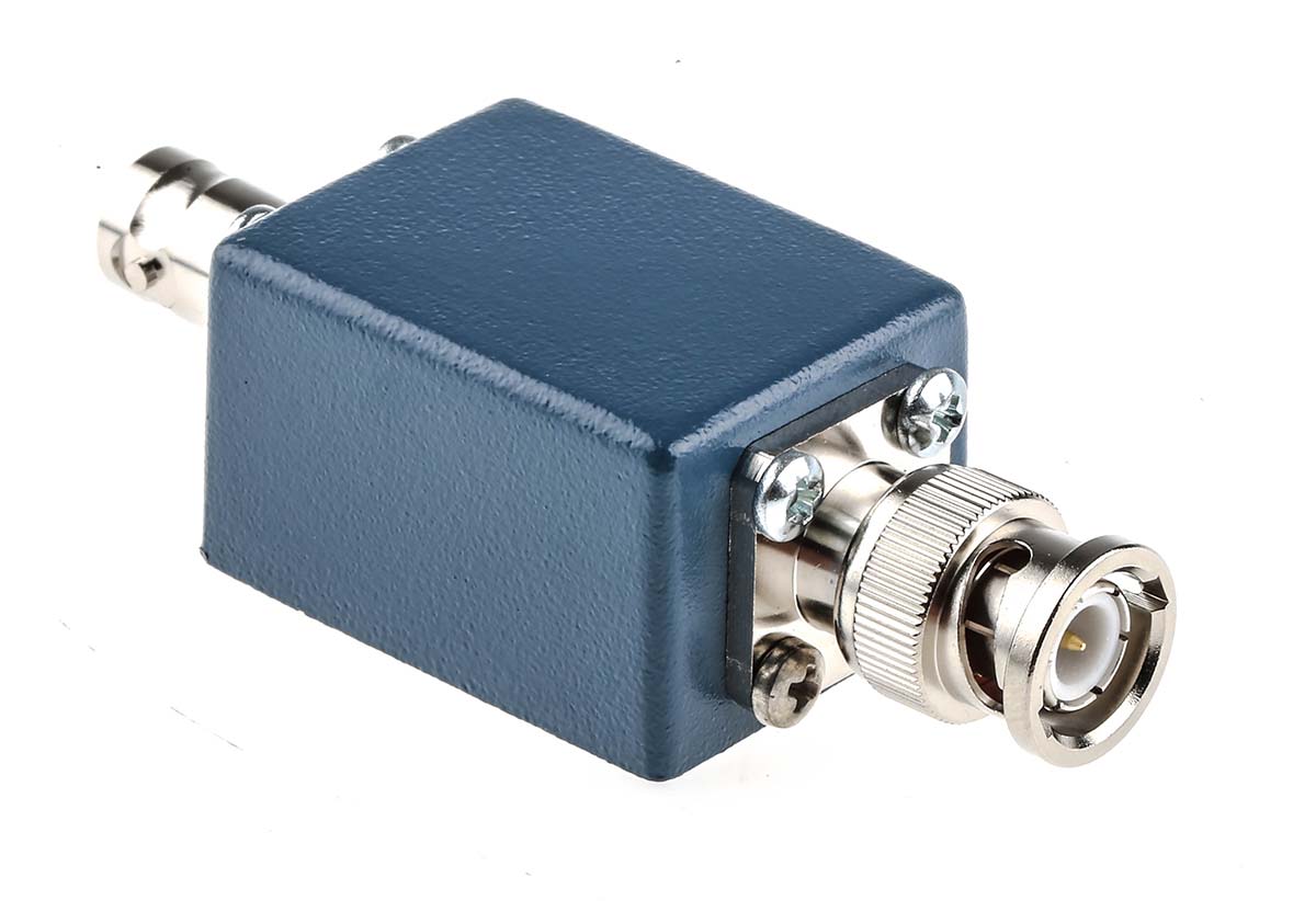 RS PRO BNC Female to Male Test Box, 2 Connectors, Blue