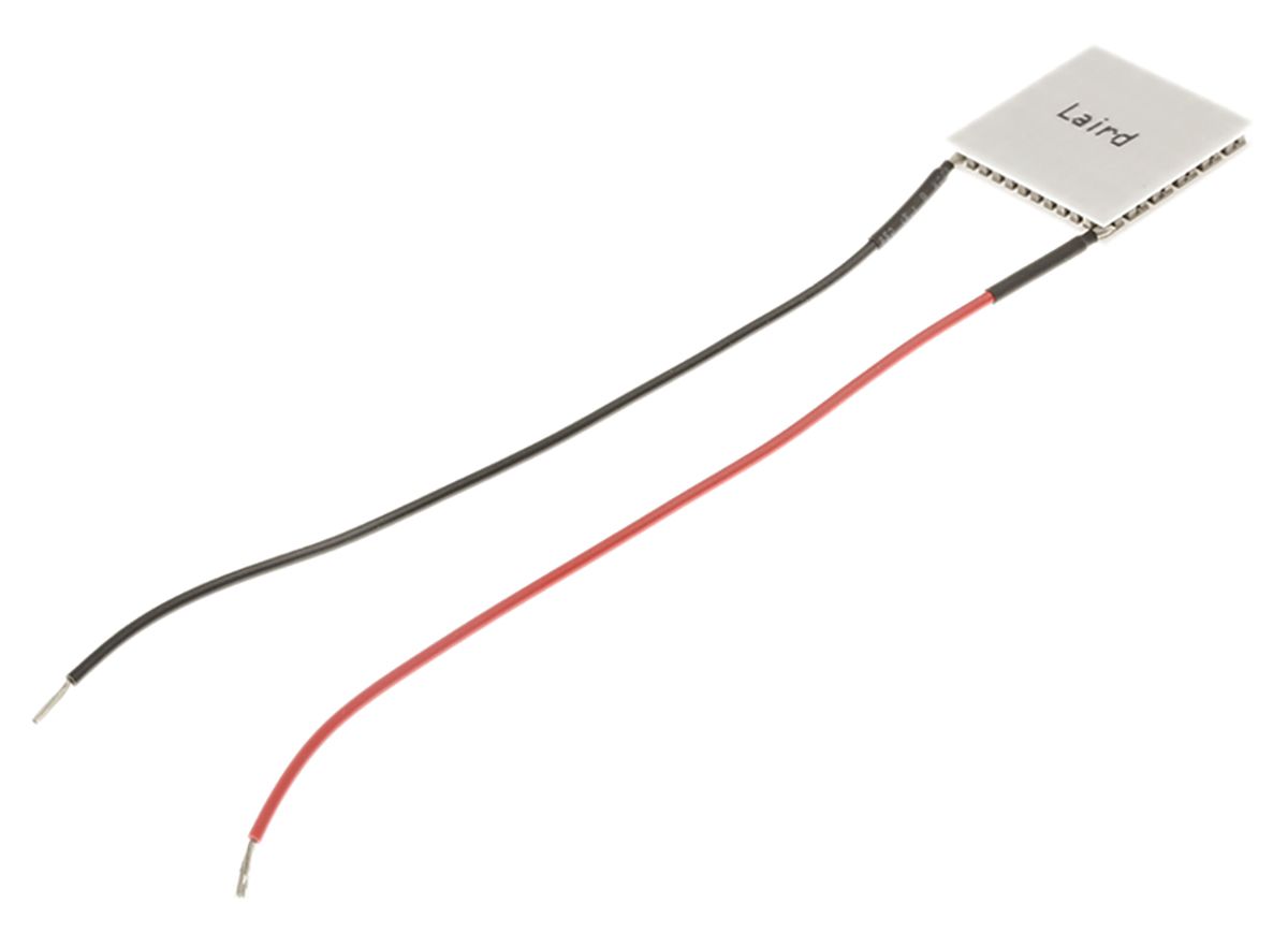 CP1.07105L Laird Technologies Peltier Module, 21.9W, 3.9A, 9V dc, 22.6 x 22.6mm RS