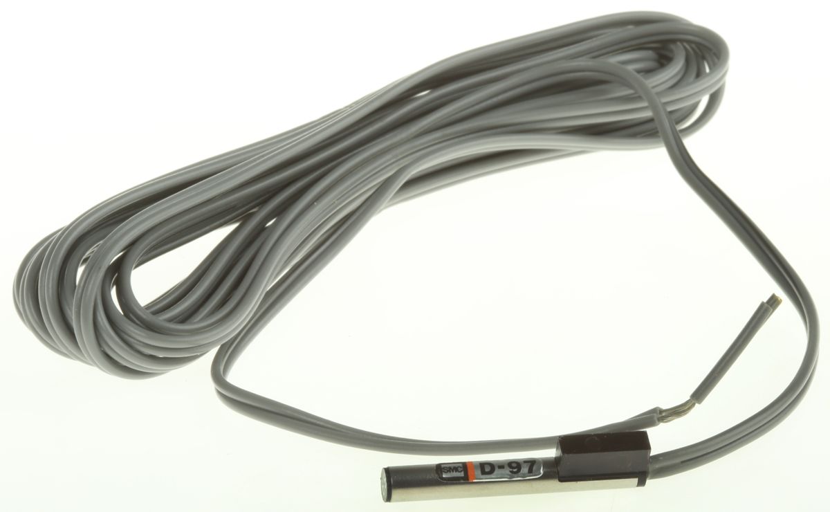 Detector Reed SMC serie NCRB1BW10, cable de 5m, montaje múltiple