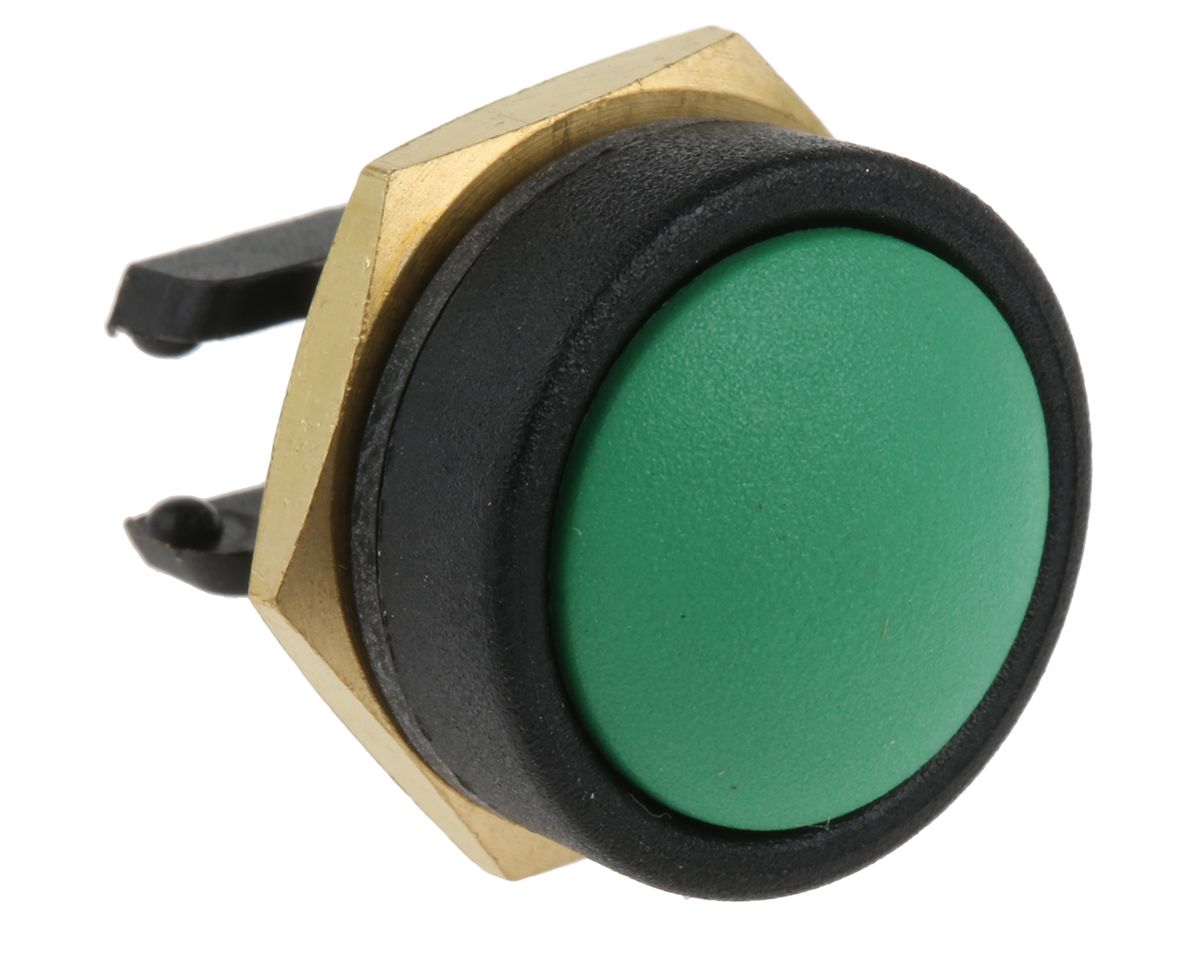 ITW Switches 49-59 Series Momentary Push Button Switch, Panel Mount, SPDT, 16mm Cutout, Clear LED, 250V ac, IP67