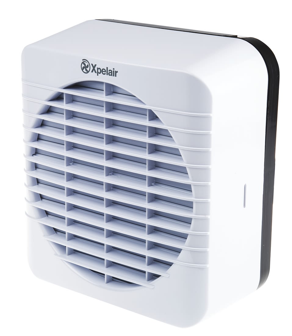 Xpelair GXC6 Window Mounted Extractor Fan, 266m³/h, 37 dB(A)dB(A) RS