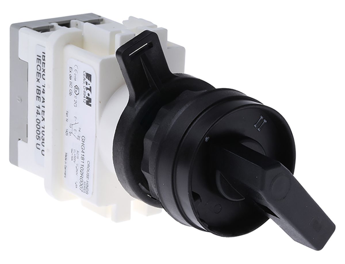 CEAG 2 Position Rotary Switch, 500V ac, 16A, Knob Actuator