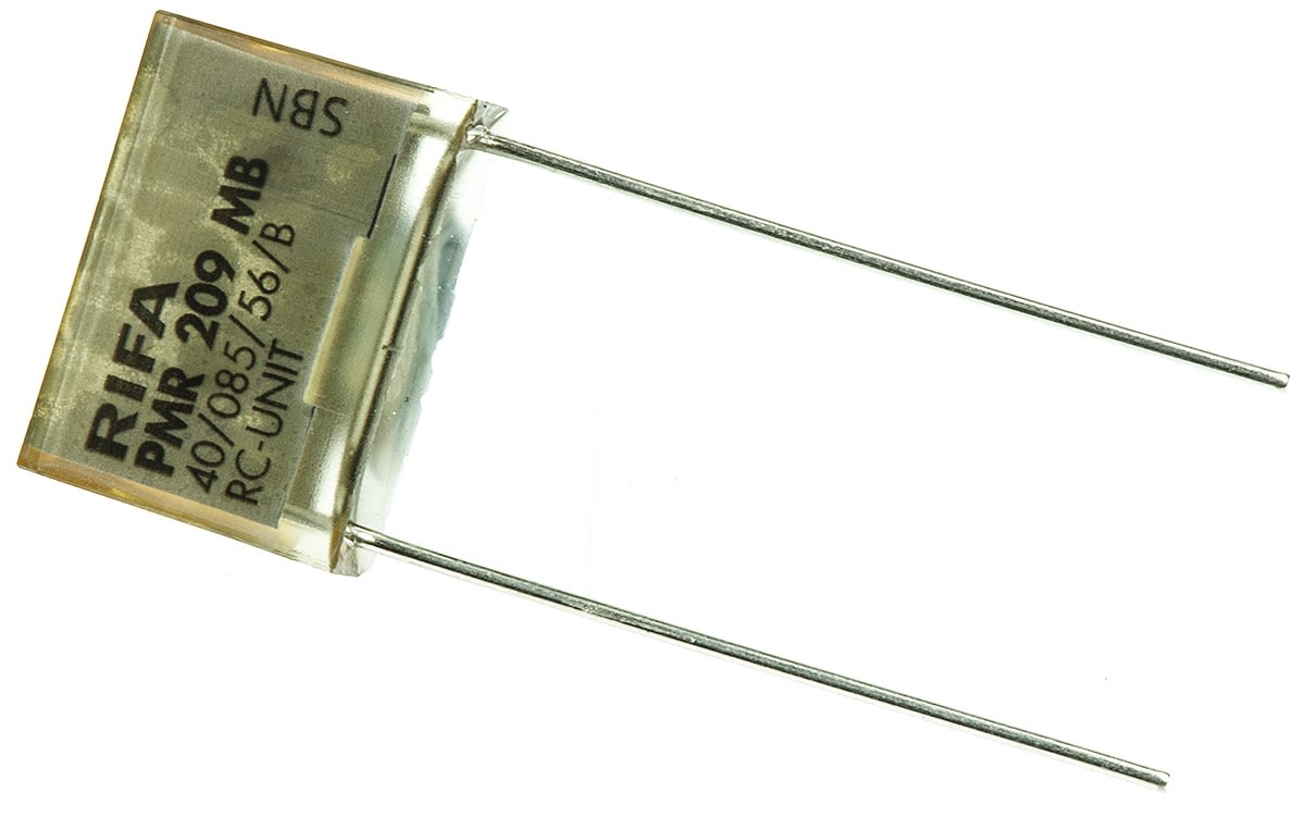 PMR209MB5470M100 KEMET RC Capacitor 47nF 100Ω Tolerance ±20 250 V ac, 630 V dc 1way Through