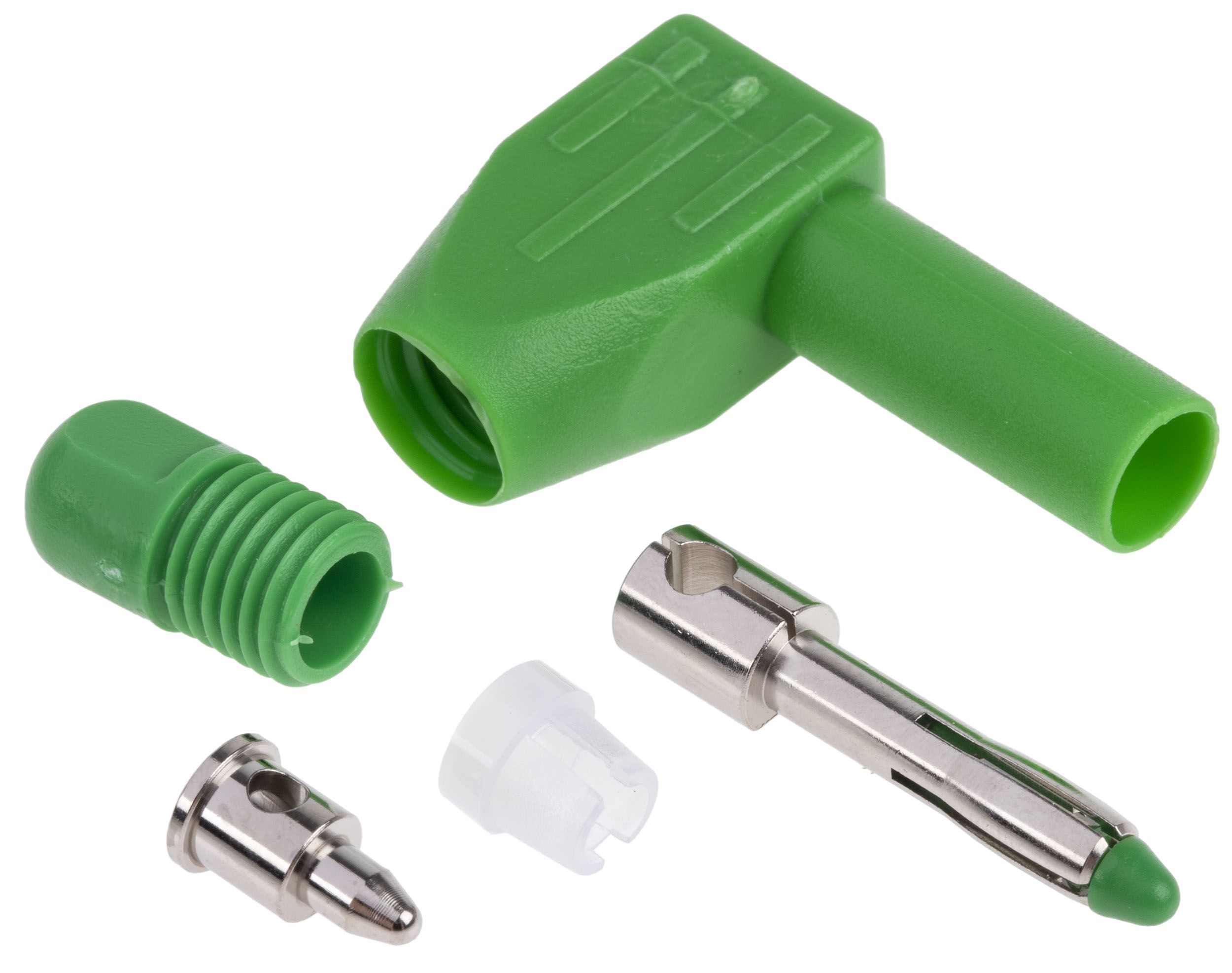 RS PRO 4 mm Green Male Banana Plug - Solder Termination, 1000V, 20A | RS