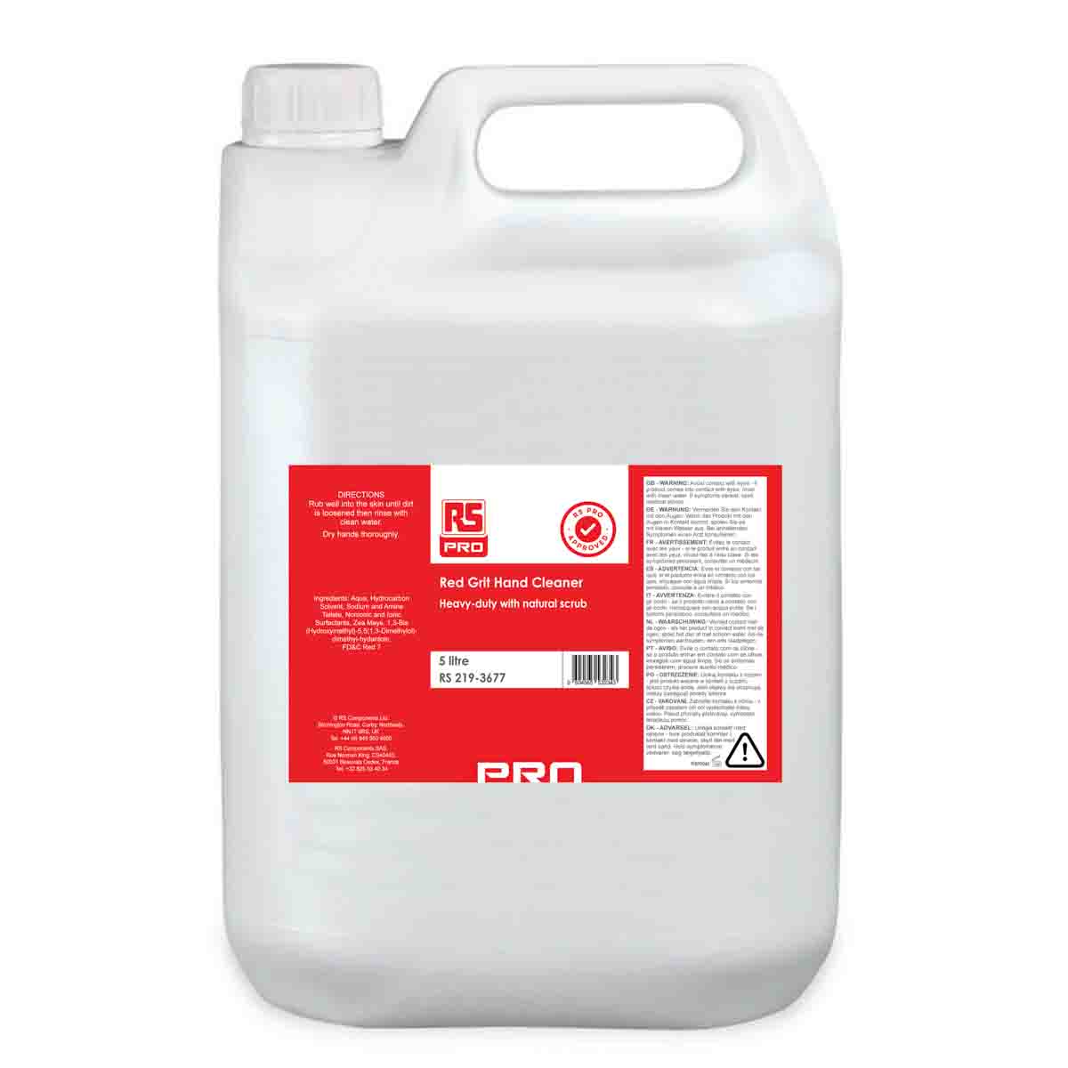 RS PRO Fragranced Hand Cleaner with Natural Scrub - 5 L Bottle