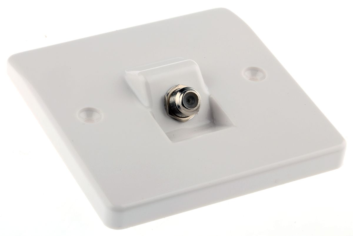 MK Electric 1 Way Satellite Coaxial Outlet