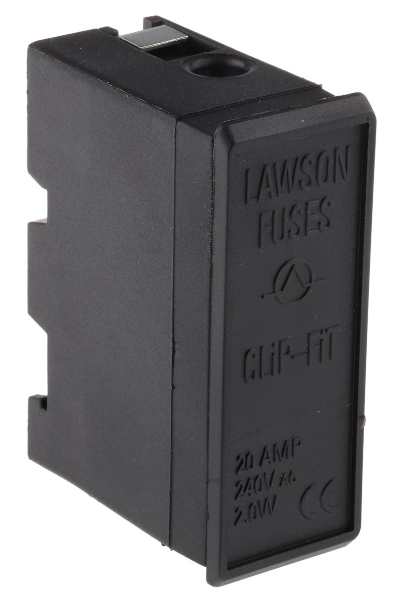 RS PRO 20A Rail Mount Fuse Holder for E1 Fuse, 240V ac RS