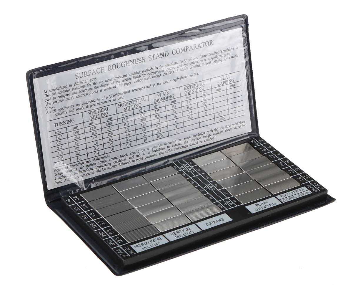 RS PRO 30 piece Surface Roughness Comparator Set RS