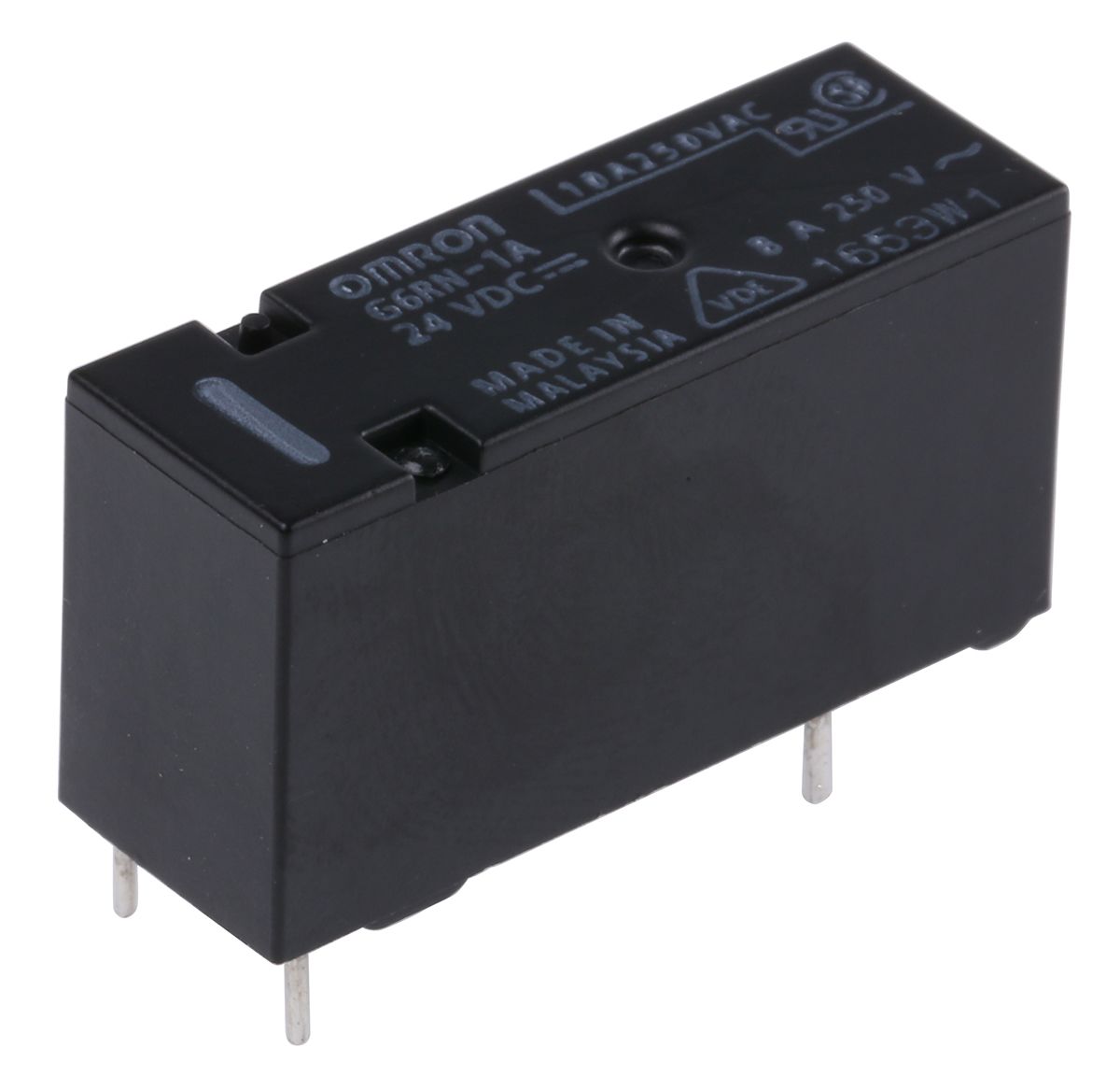 G6RN1A 24DC Omron PCB Mount Power Relay, 24V dc Coil, 8A Switching