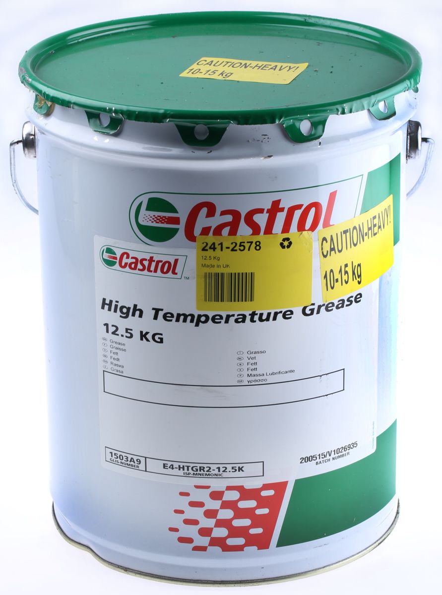 1635 4350 Castrol Lithium Grease 12 kg Tin RS